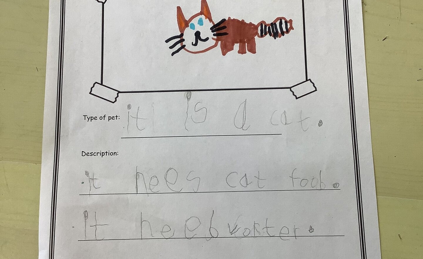 Image of We are learning about pets!