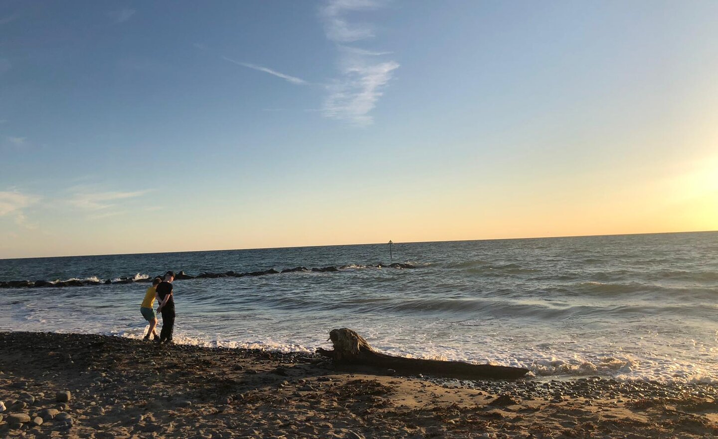 Image of Sun setting