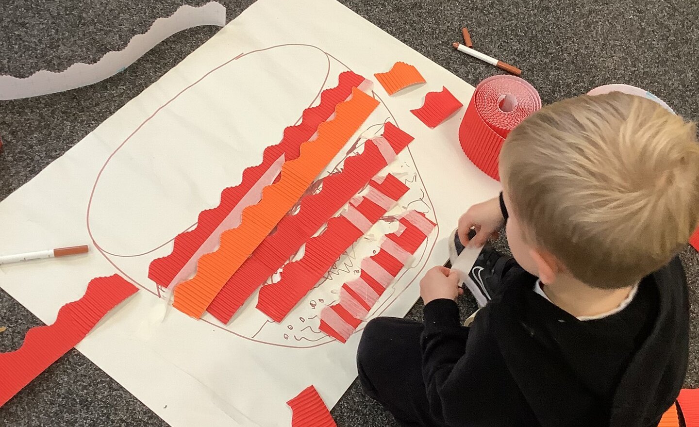 Image of Weaving a fruit basket!