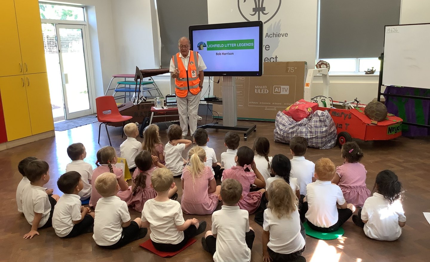 Image of A visit from Bob at The Lichfield Litter Legends!