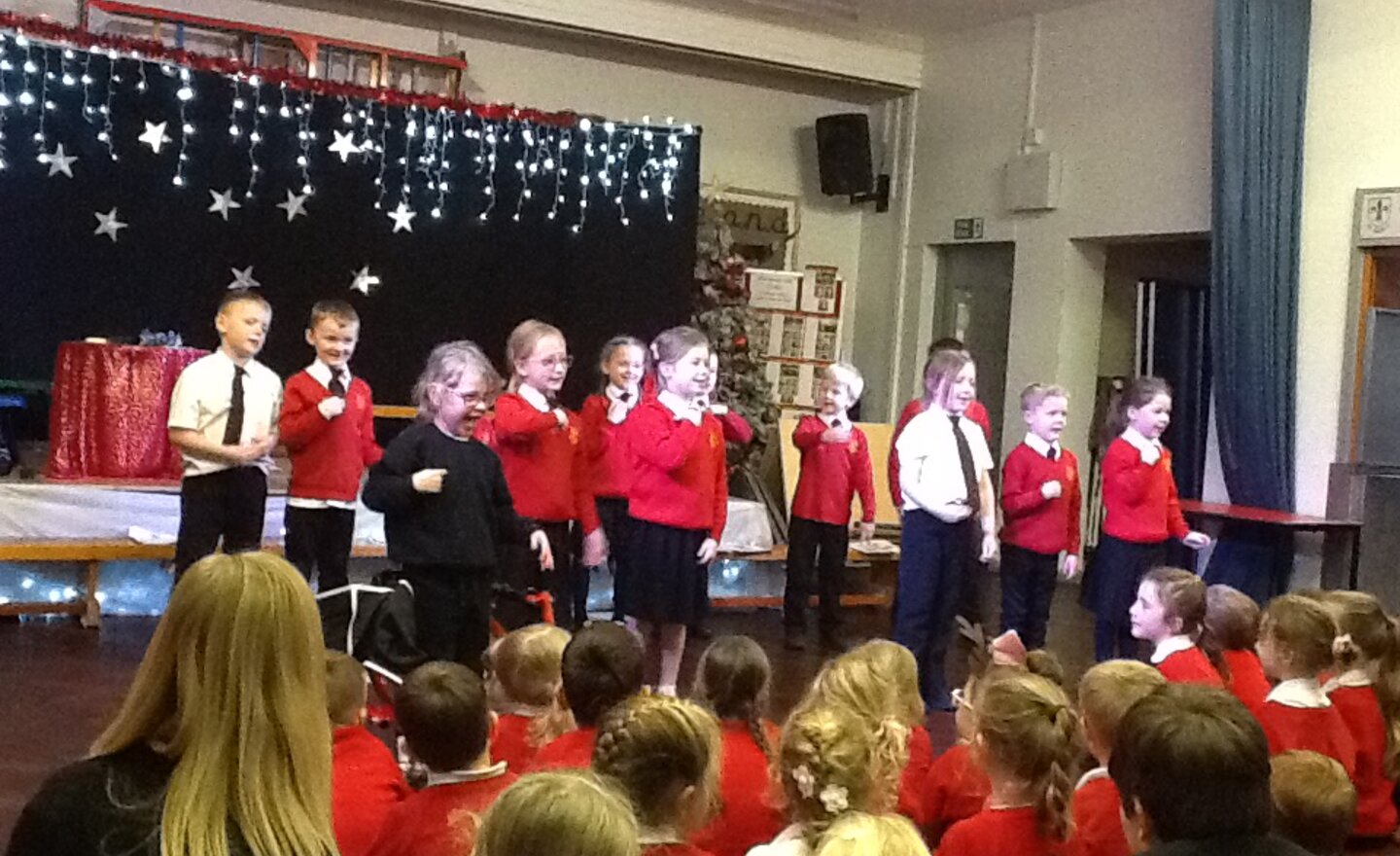 Image of Class 2's dance and drama performance