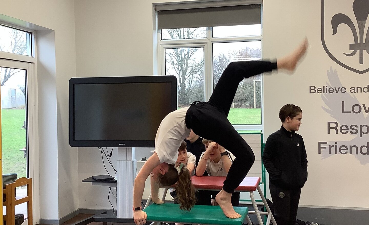 Image of Gymnastics in Class 4