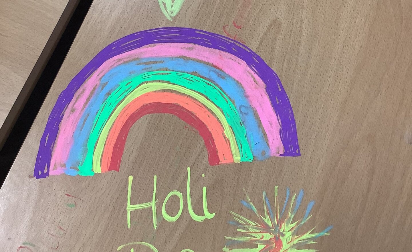 Image of Happy Holi Day in Class 4