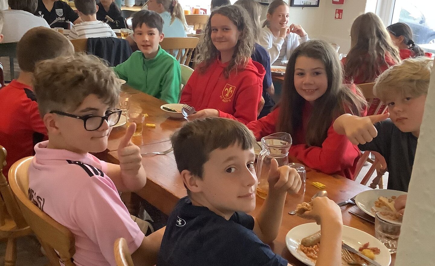 Image of Enjoying our breakfast