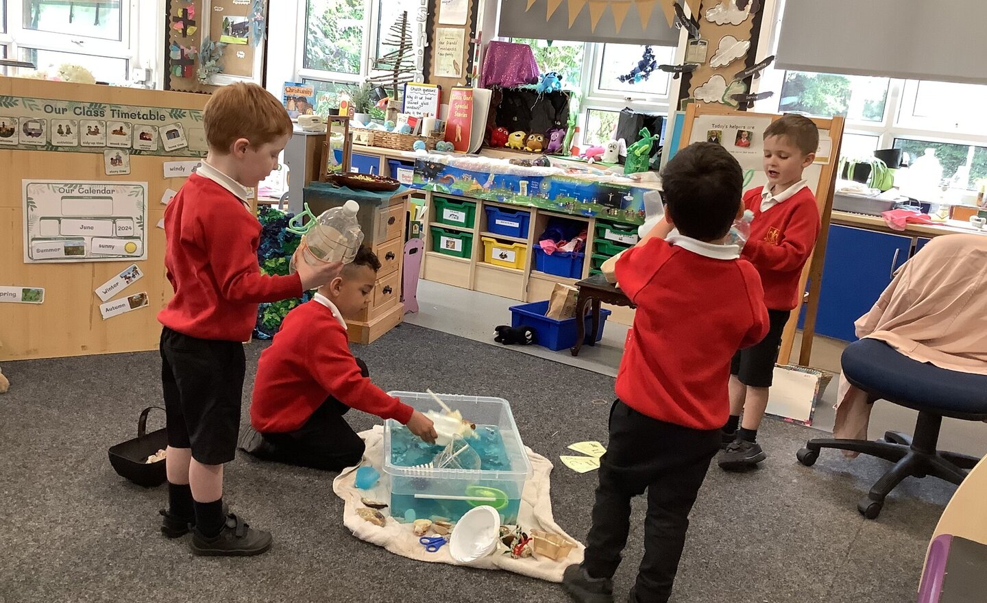 Image of Testing our boats!