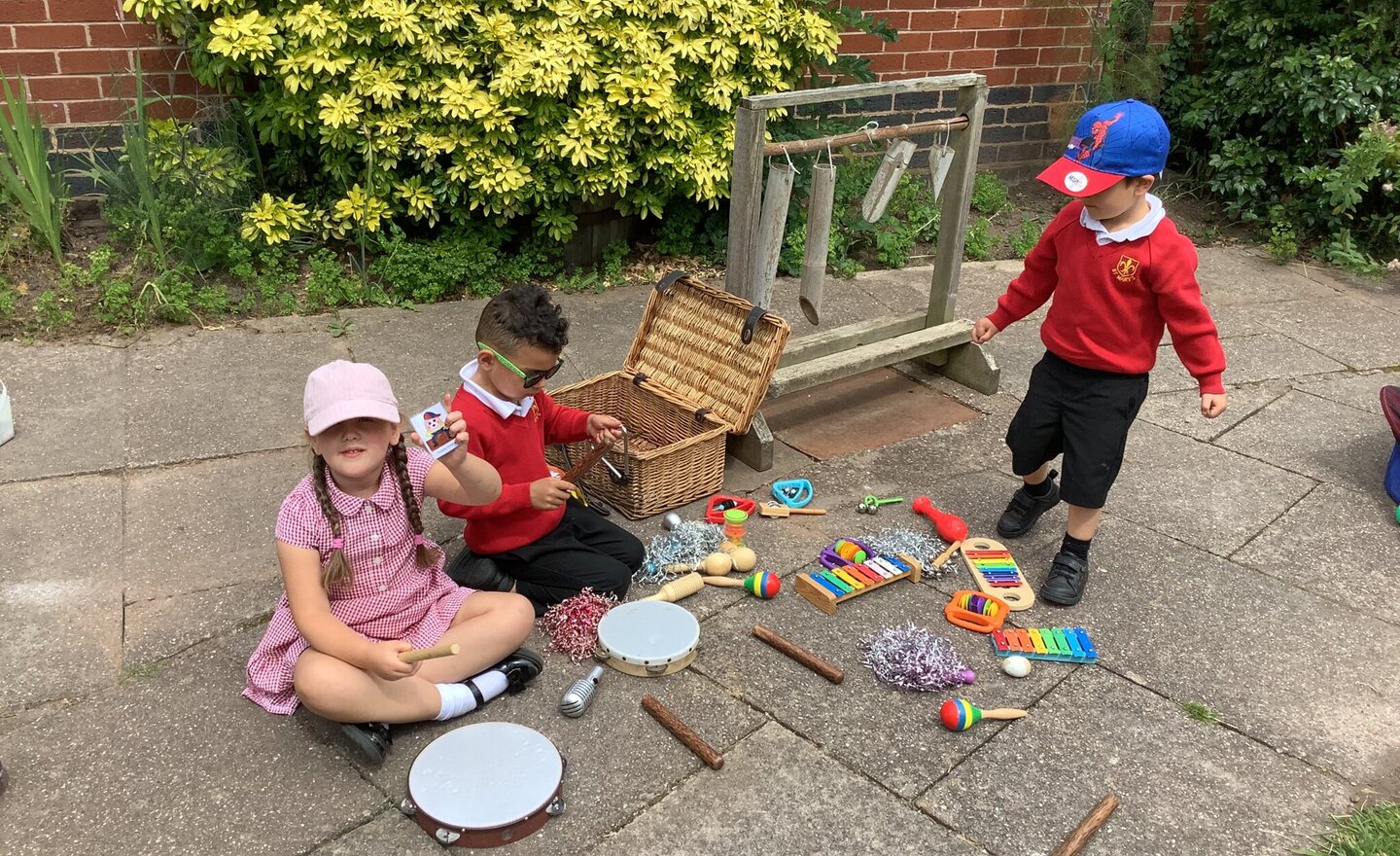 Image of We enjoy music outside!