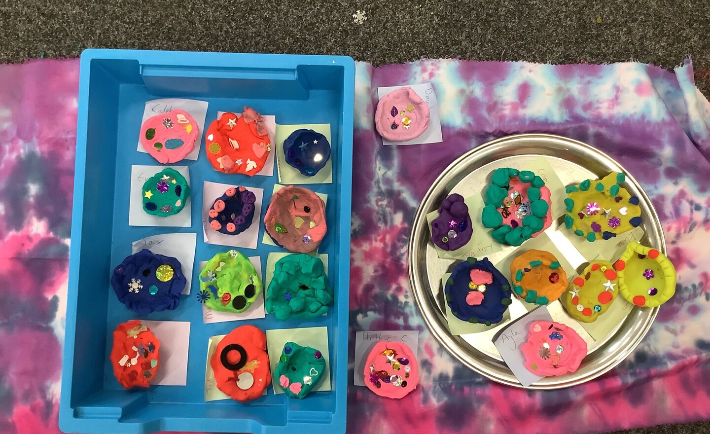 Image of Our diya lamps!