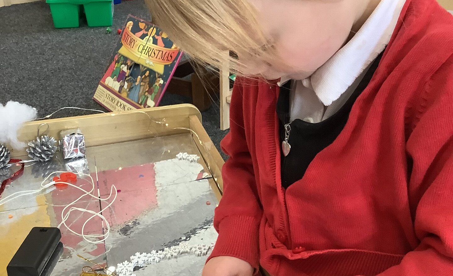 Image of Christmas loose parts play! 