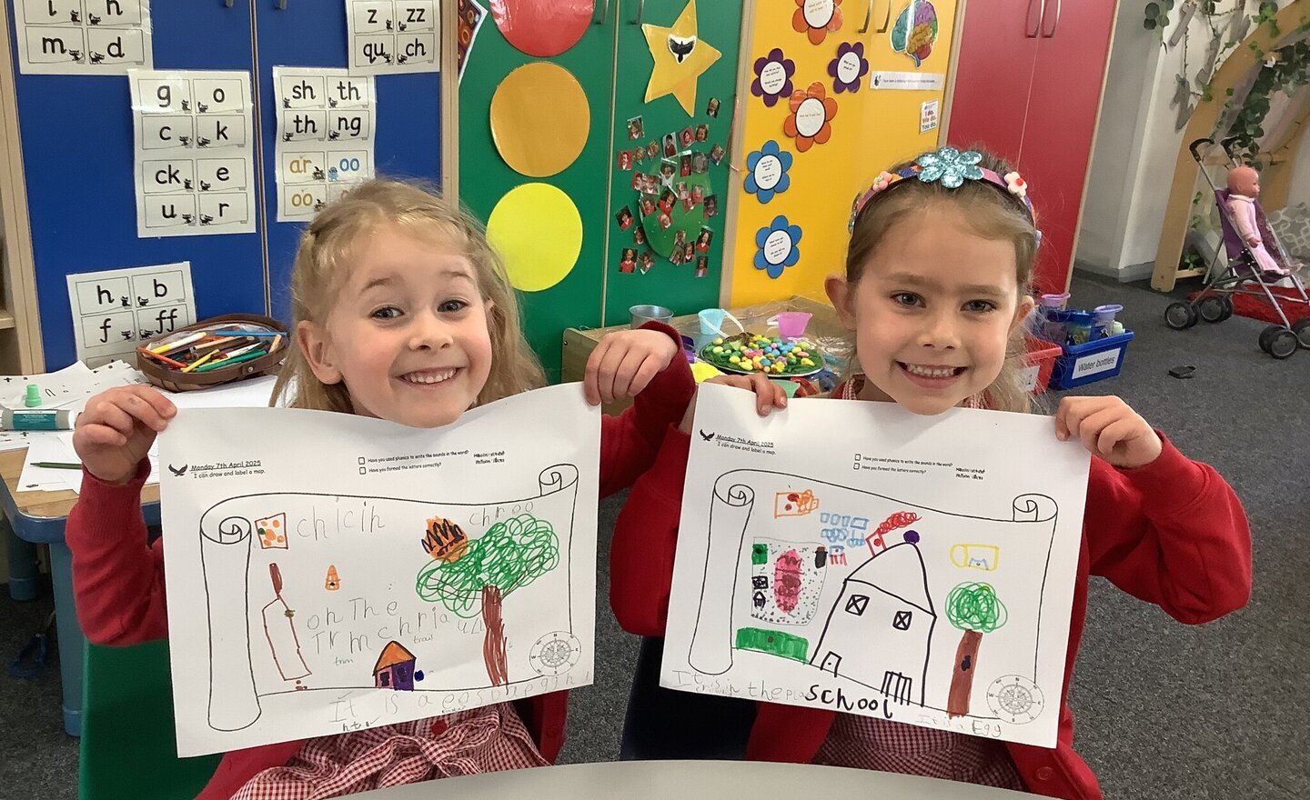 Image of We have been drawing map!