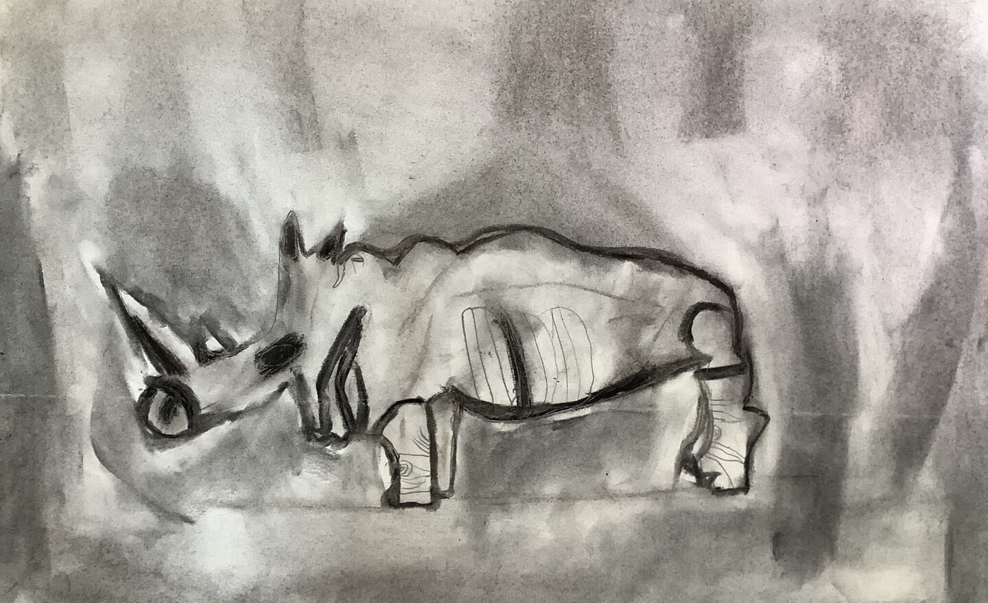 Image of Charcoal Final Pieces