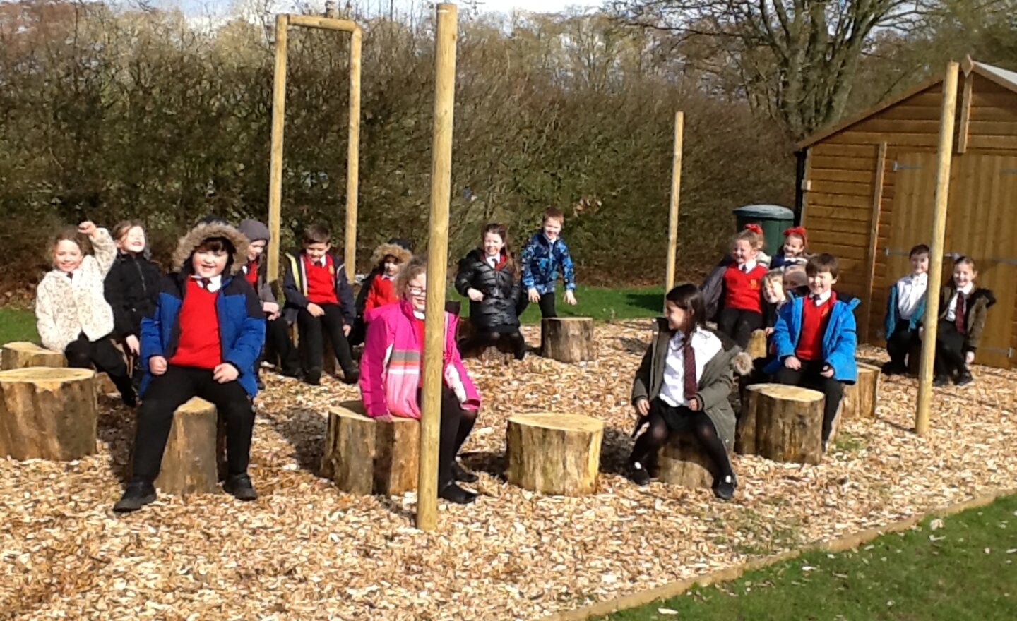 Image of St Mary's Horti-hub story telling