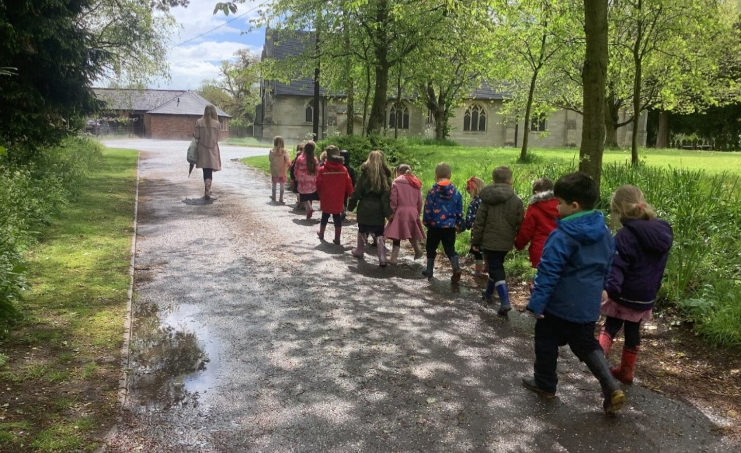 Image of Our mindful walk!