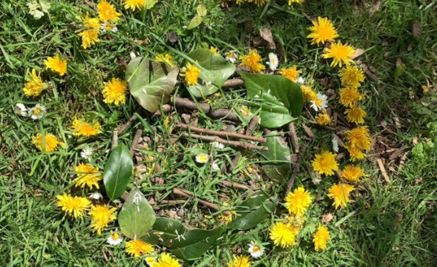 Image of Andy Goldsworthy Inspired Artwork