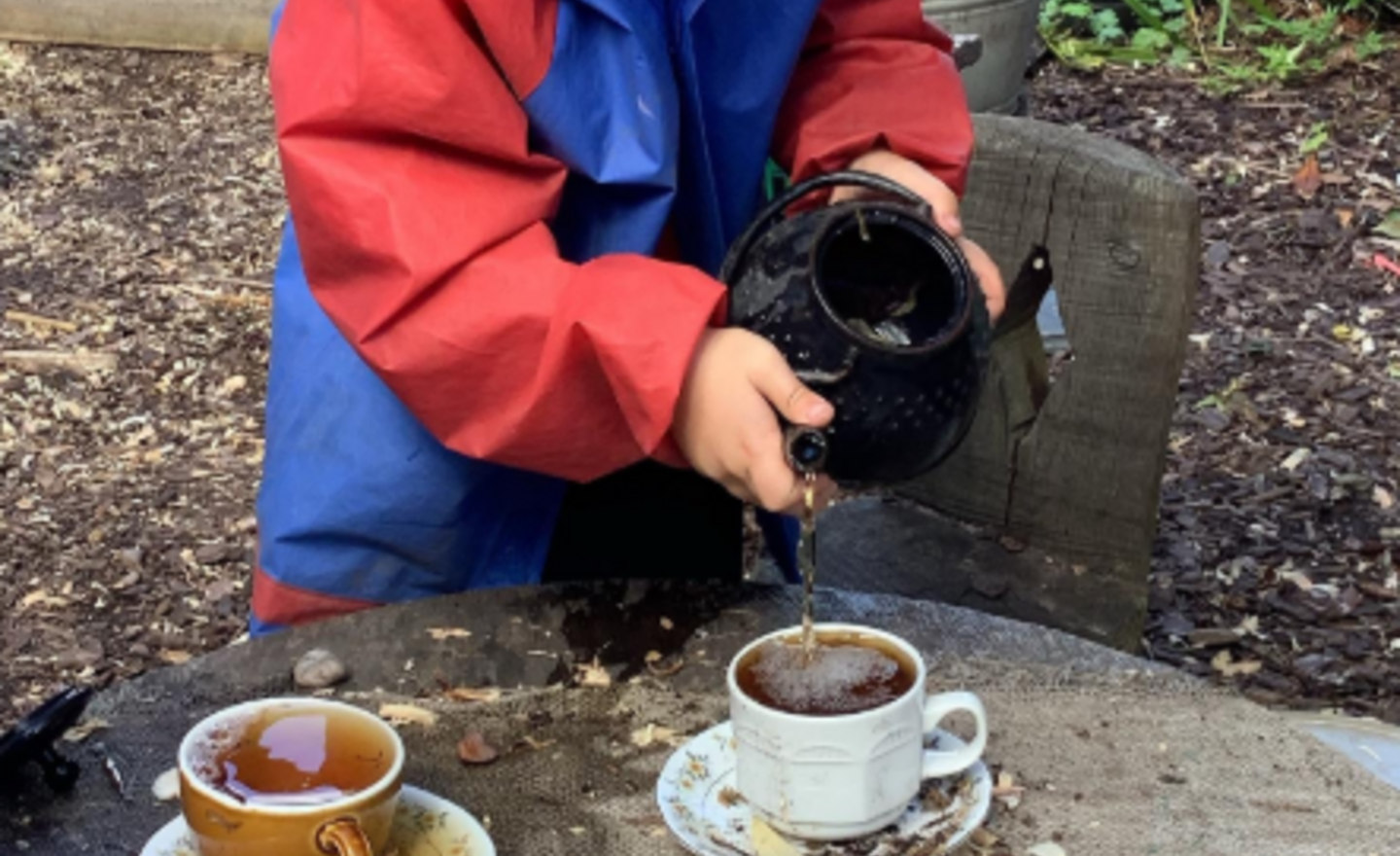 Image of Mud kitchen fun!