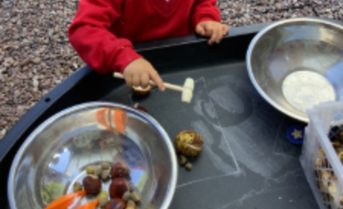 Image of Conker hammering!