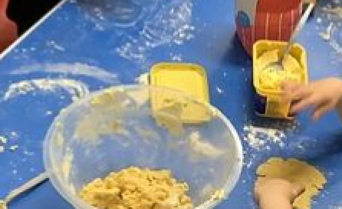 Image of Baking pumpkin shapes biscuits!