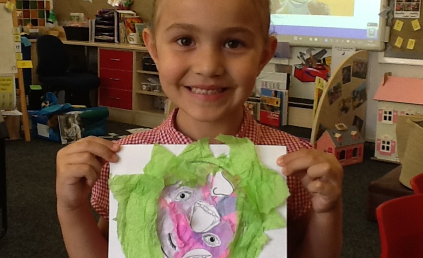 Image of Picasso style portraits! 