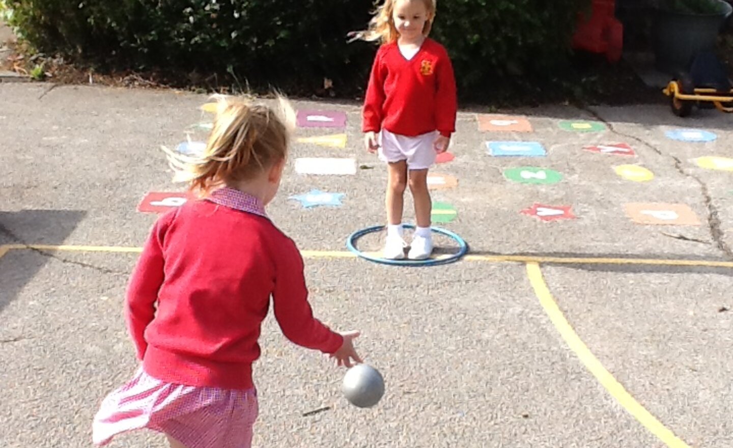 Image of PE fun in the sun! 