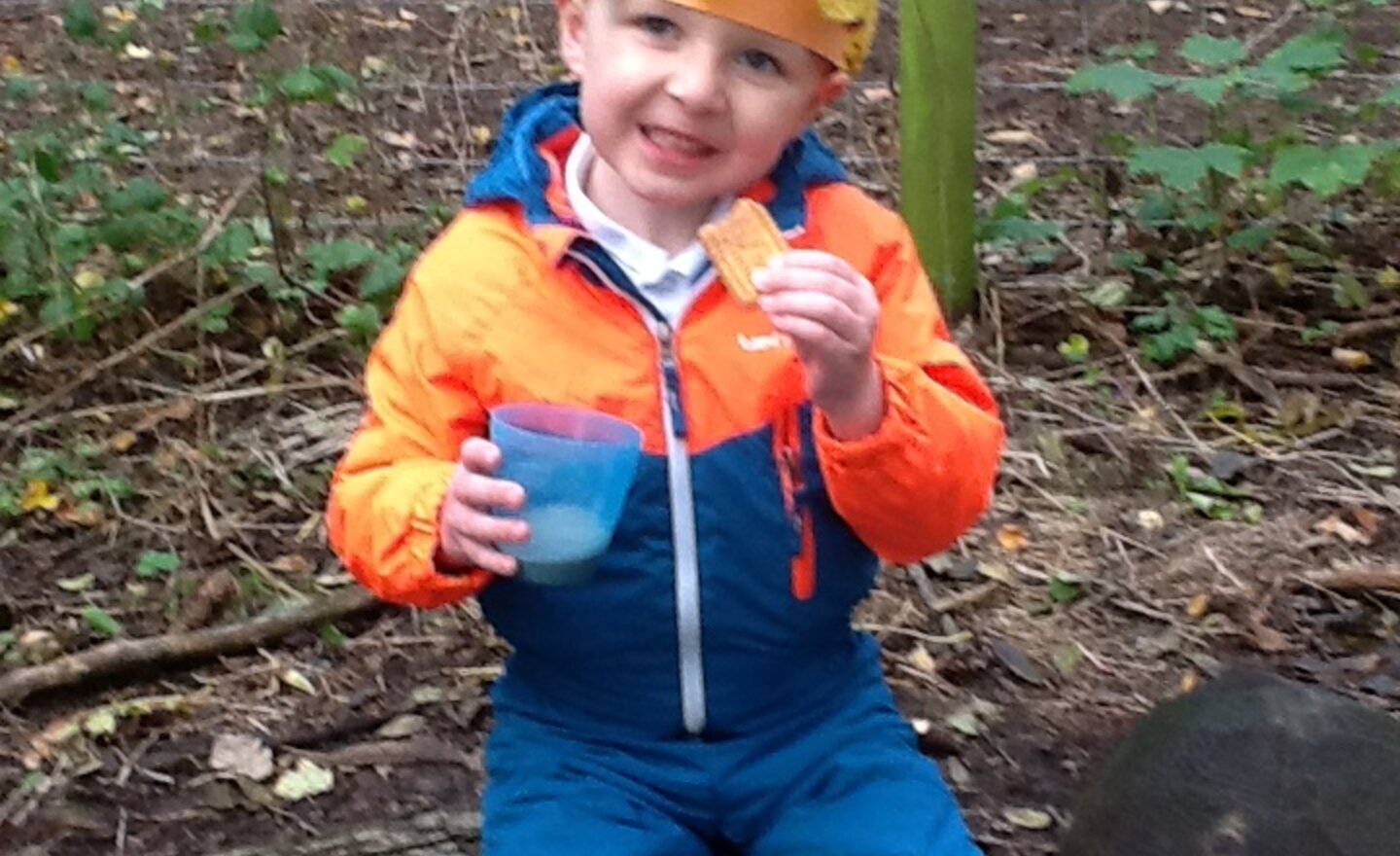 Image of Autumn crowns and hot chocolate! 