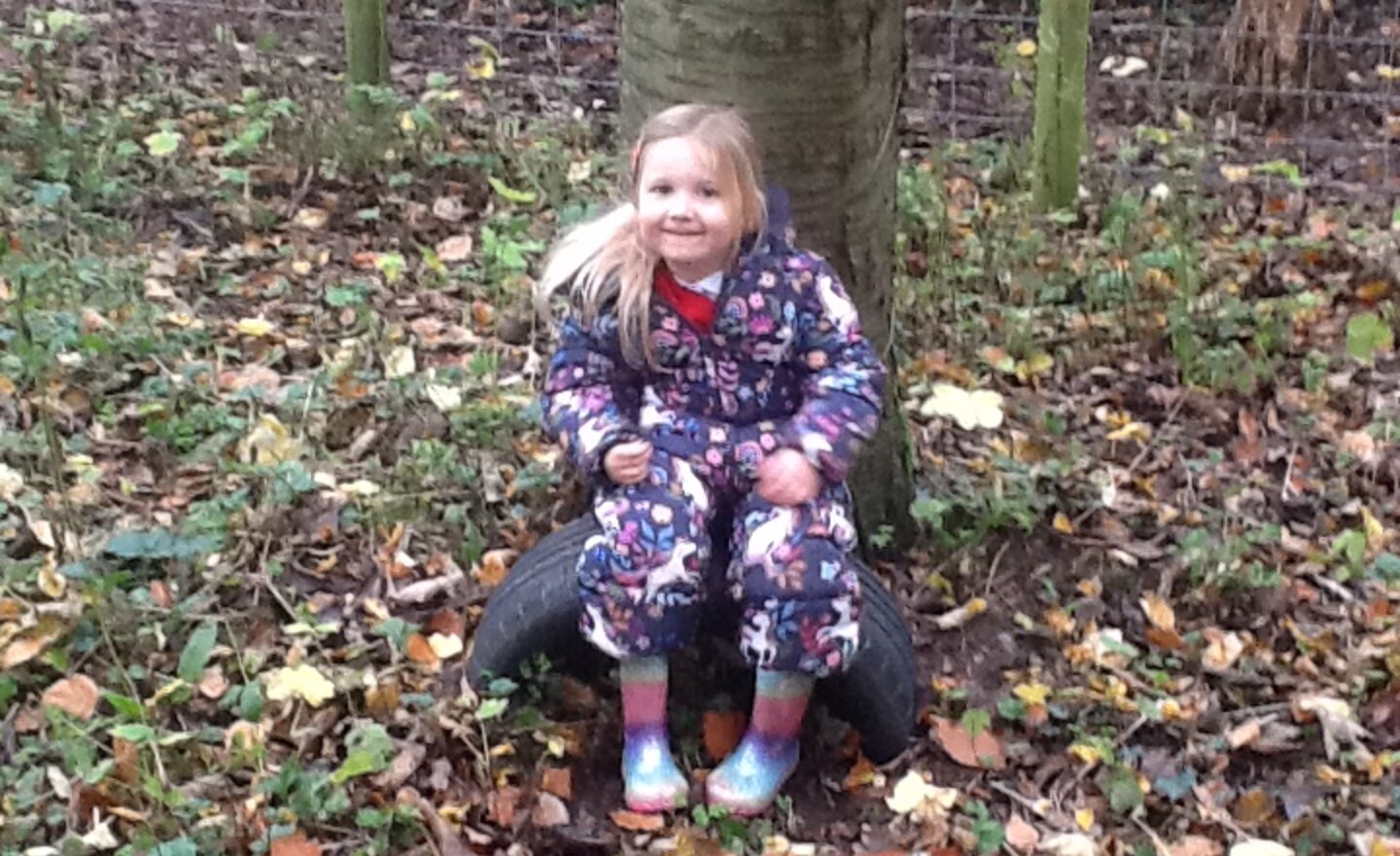 Image of Mindful moments in forest school! 