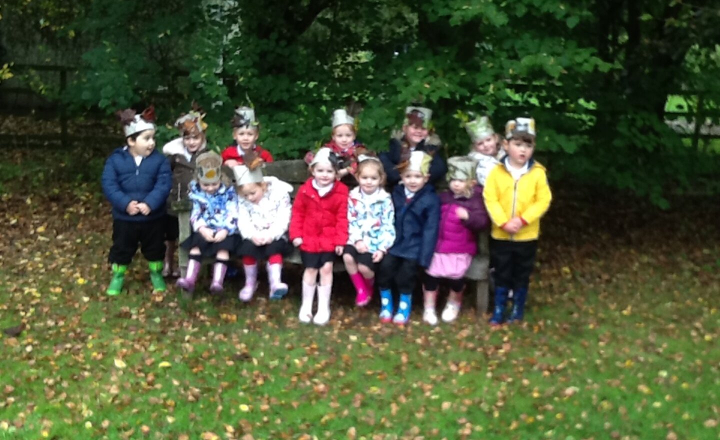 Image of Our Autumn walk and making Autumn crowns! 