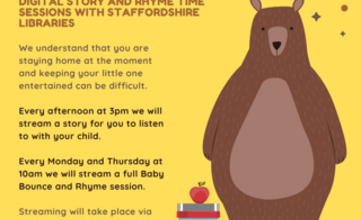 Image of Staffordshire Libraries Digital Storytime