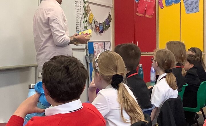 Image of Author visit