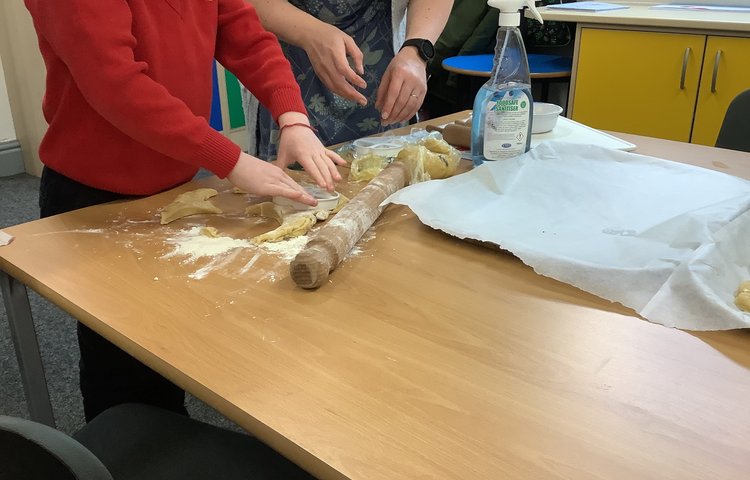 Image of Poppy biscuit baking