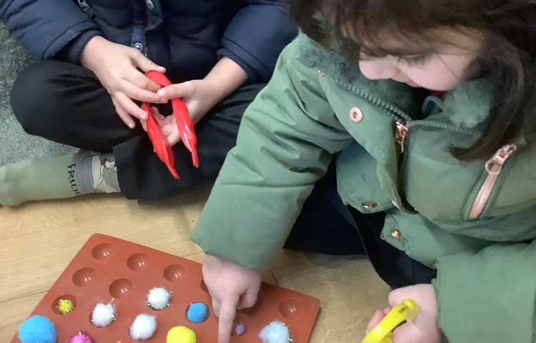 Image of Nursery have been working on their fine motor development!