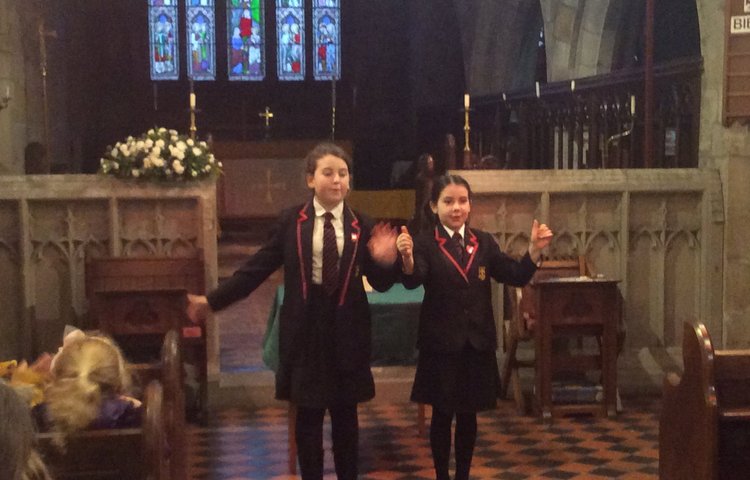 Image of The Lord’s Prayer with Makaton