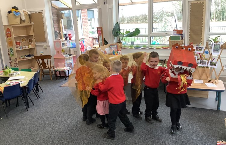 Image of Chinese New Year Dragon dancing! 