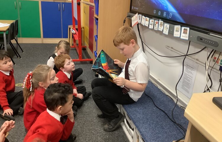 Image of Story Time in Class 2 