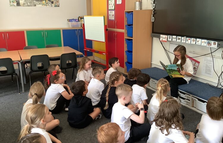 Image of Story Time in Class 2