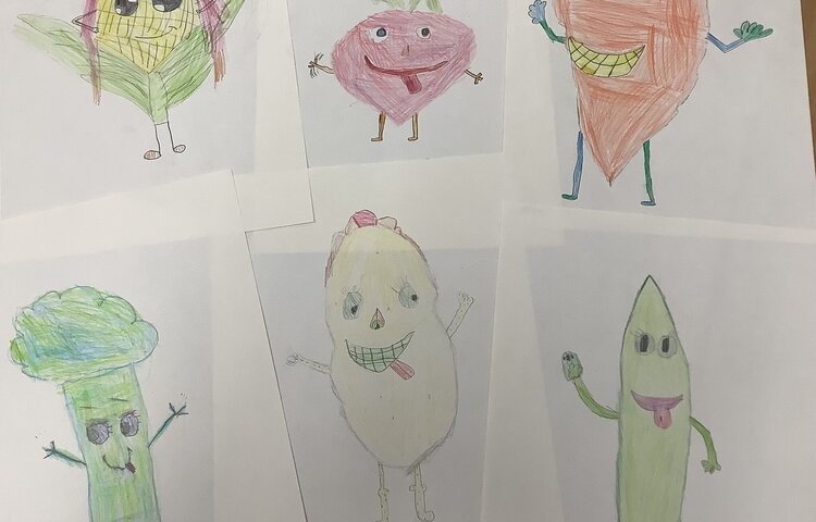 Image of Vegetable characters