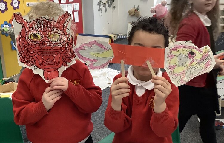 Image of We have been creating moving dragons to celebrate Chinese New Year!