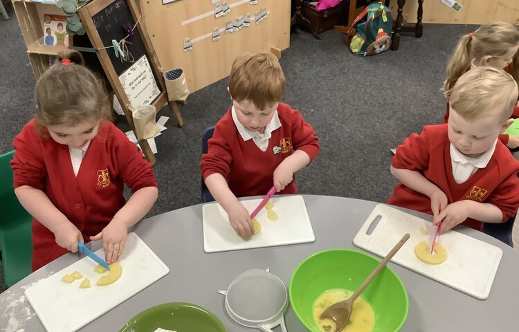 Image of Baking pineapple cakes and banana bread!