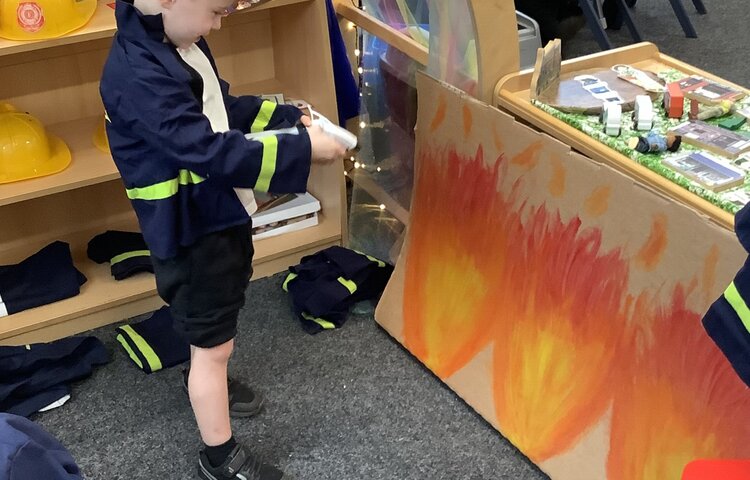 Image of Firefighter role play!