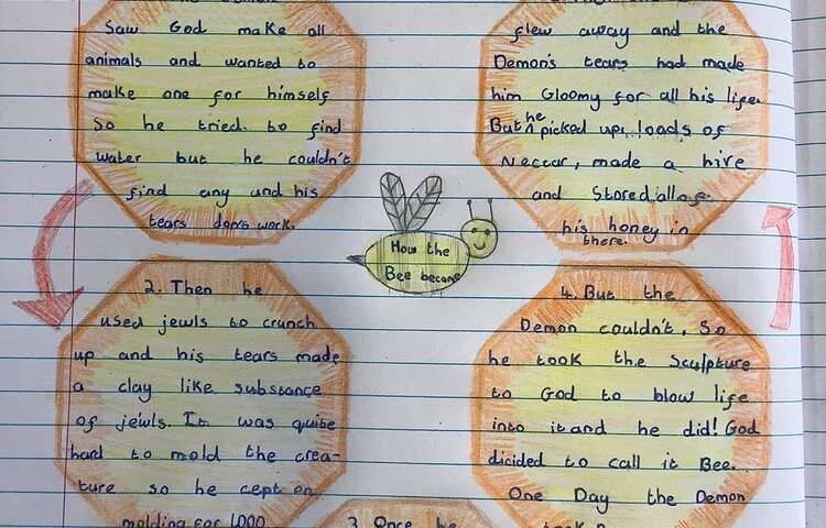 Image of Bee-utiful English Work