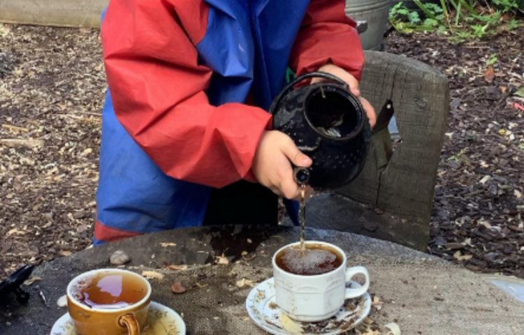 Image of Mud kitchen fun!