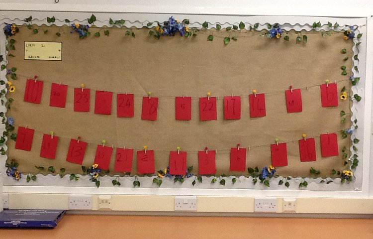 Image of Class 2's advent calendar