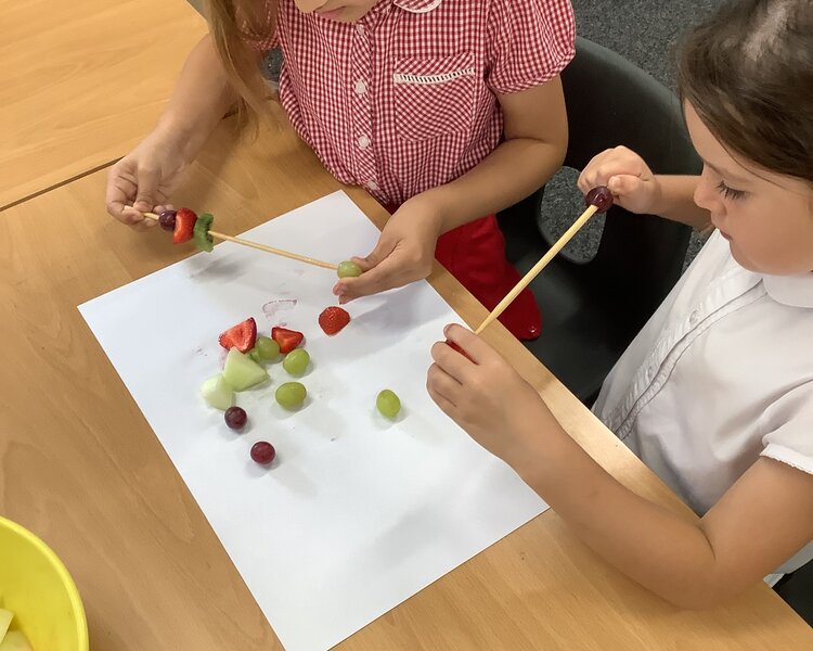 Image of Fruit kebabs 