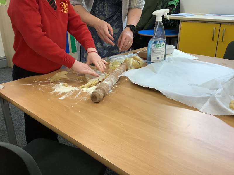 Image of Poppy biscuit baking