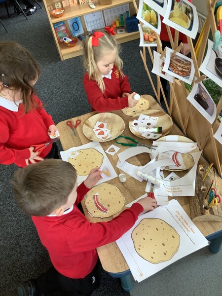 Image of We have been having a great time learning around the story The Big Pancake!