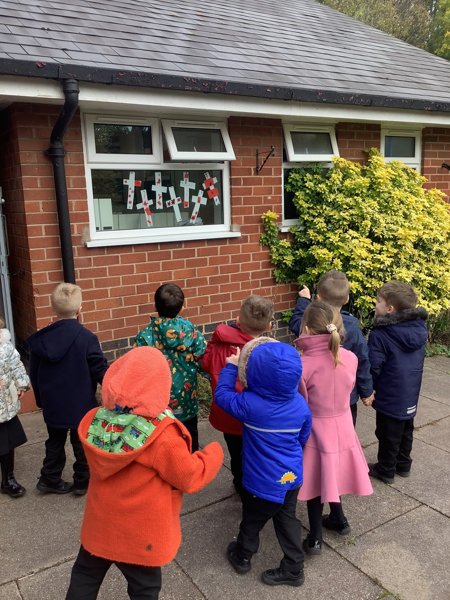 Image of St Mary’s have worked as a school team to create an amazing remembrance display! 