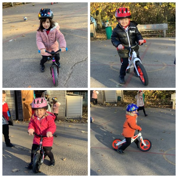 Image of Thank you PTA for our new balance bikes!