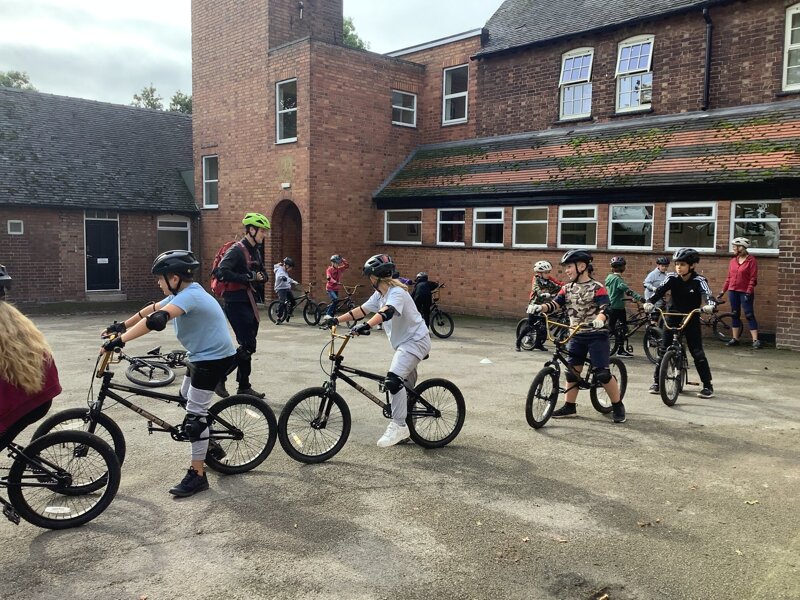 Image of BMX practice