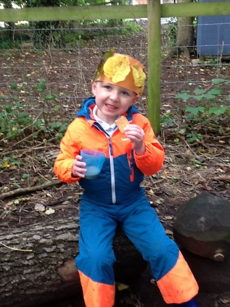 Image of Autumn crowns and hot chocolate! 