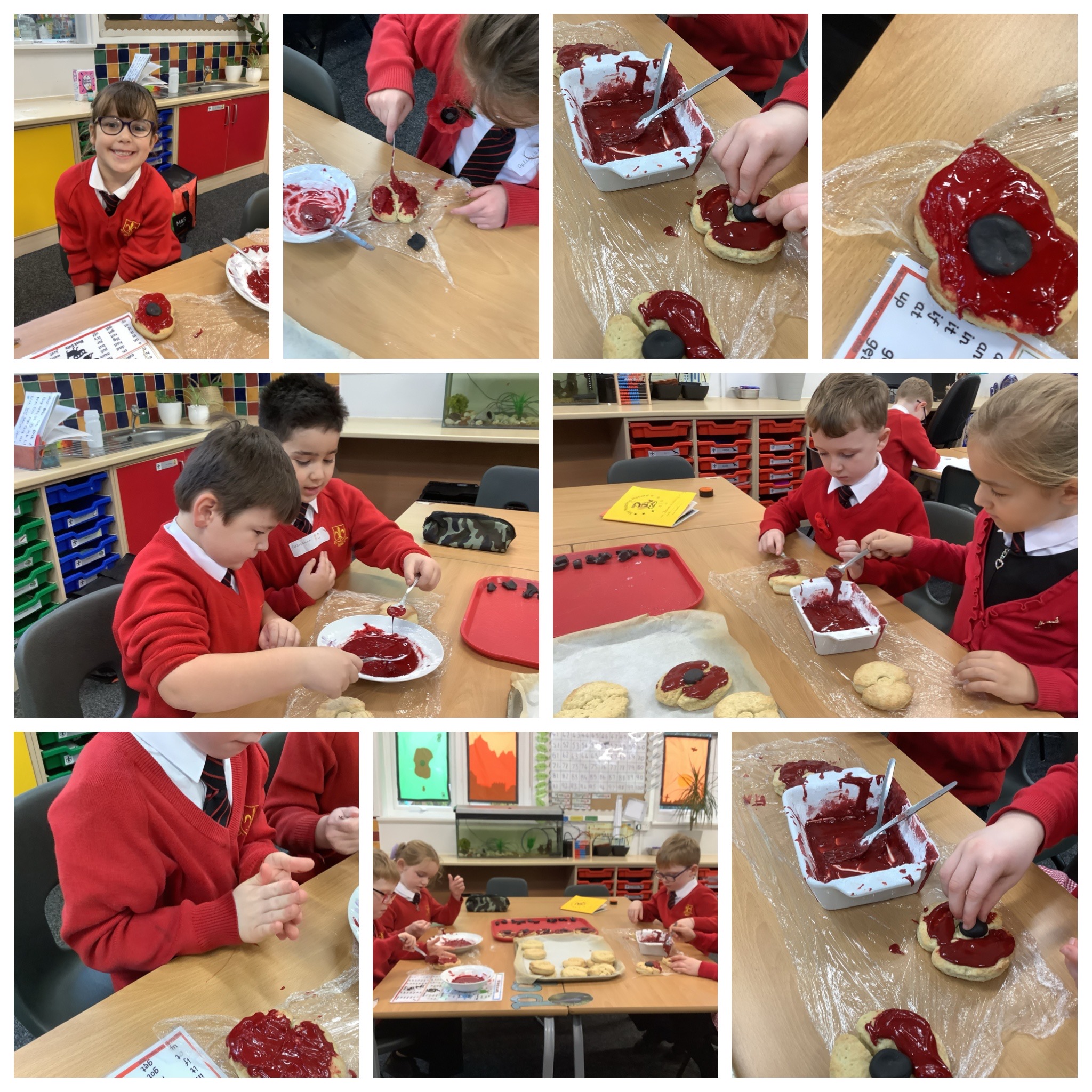 Image of Poppy biscuit decorating