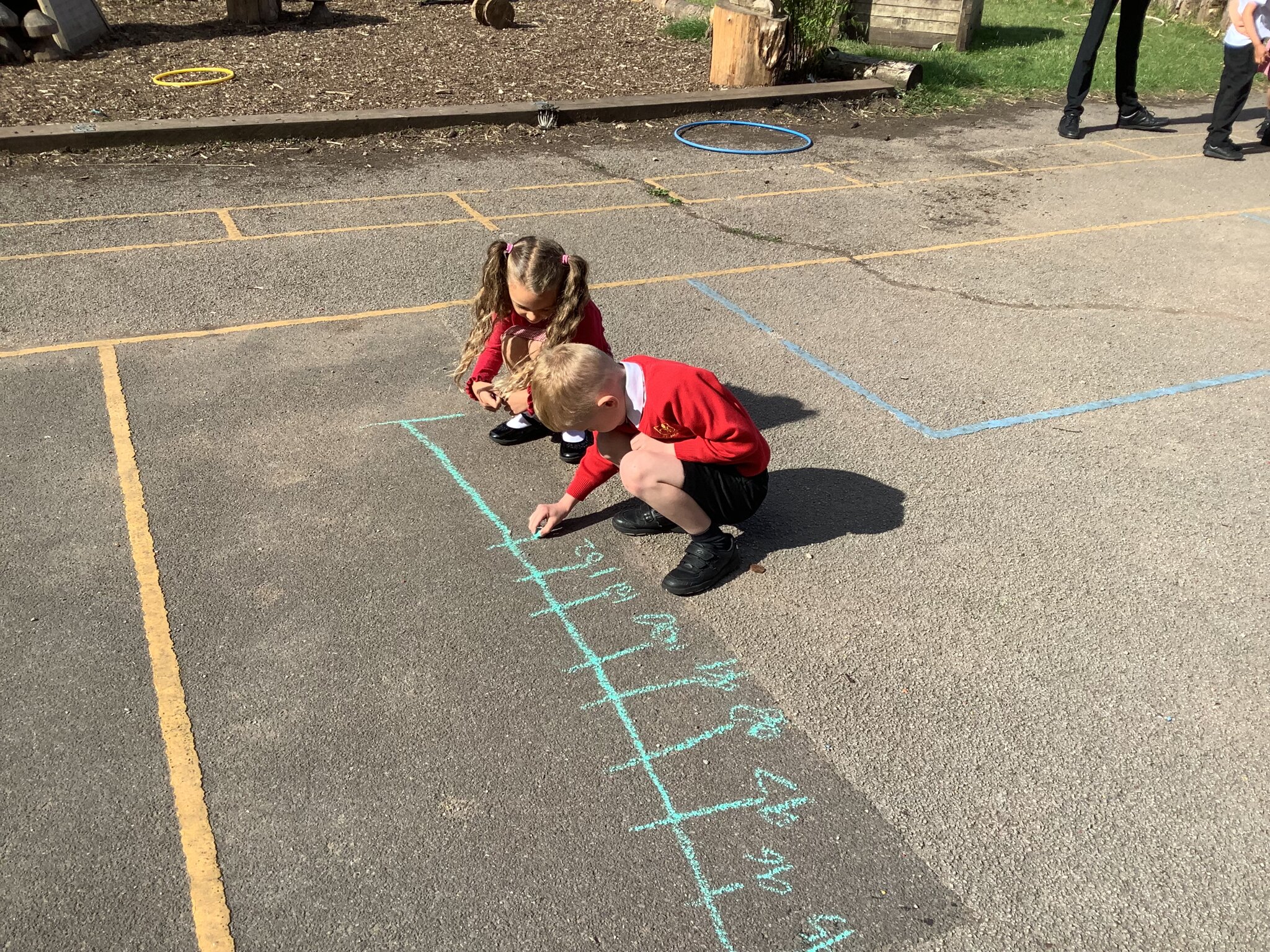 Image of Number Lines in the sunshine 