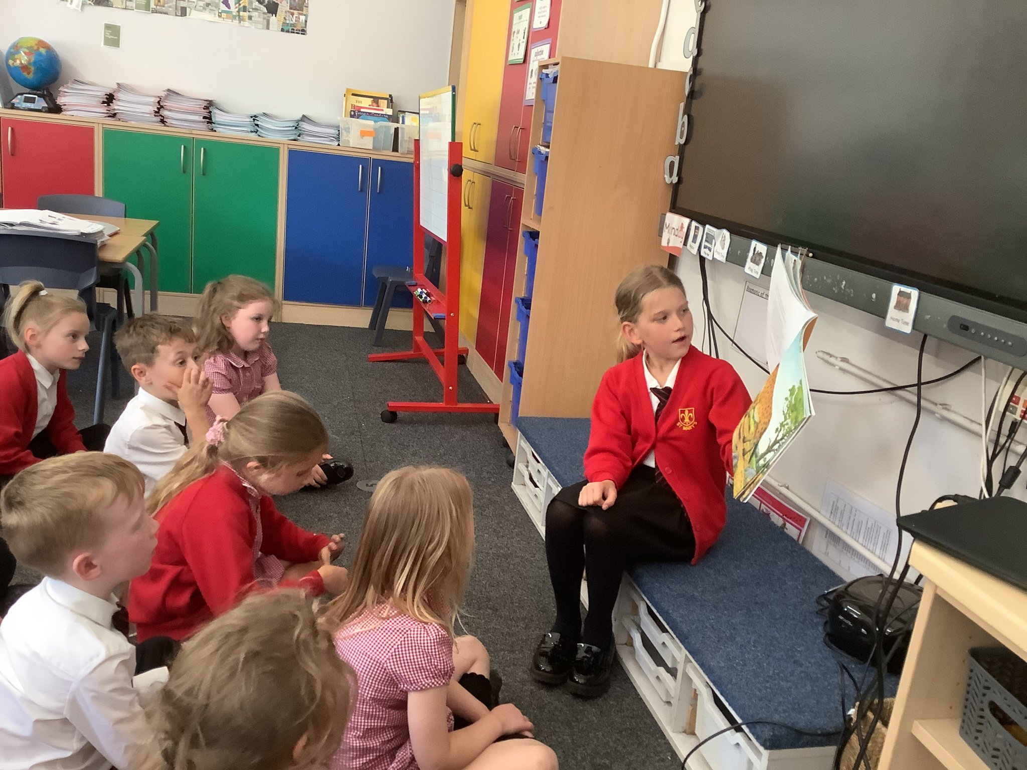 Image of Story Time in Class 2